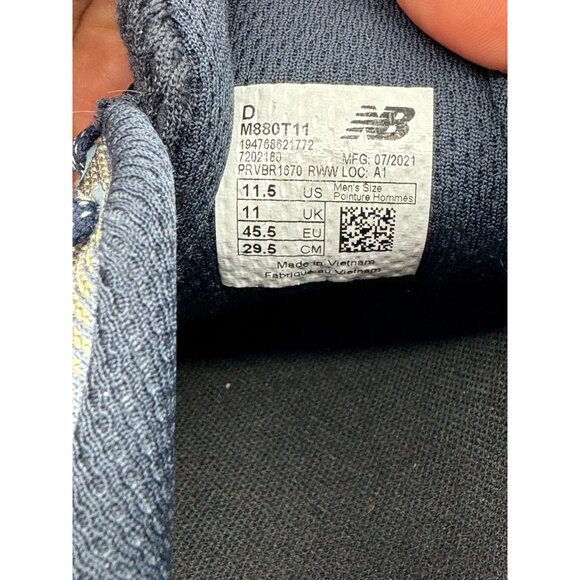 New Balance Fresh Foam 880v11 Running Shoes Gray Mens Athletic size 11.5 - Picture 8 of 9